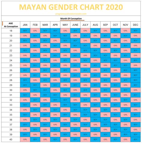 mayan calendar gender calculator|mayan calendar gender prediction 2023.